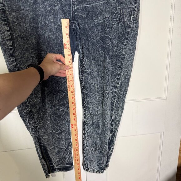 Torrid Acid Wash Skinny Jeans Size 20 WE SWEAR BY THE FIT Stretchy Blue - Picture 7 of 9